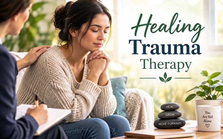 Healing Trauma Therapy session for emotional recovery