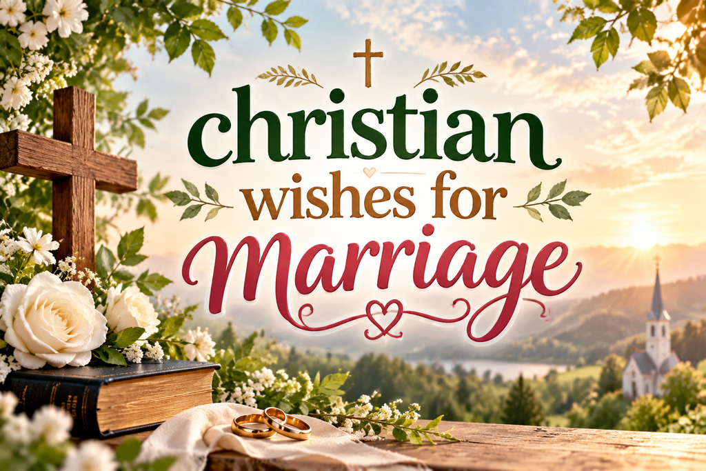 Christian Wishes for Marriage for a Blessed and Joyful Wedding