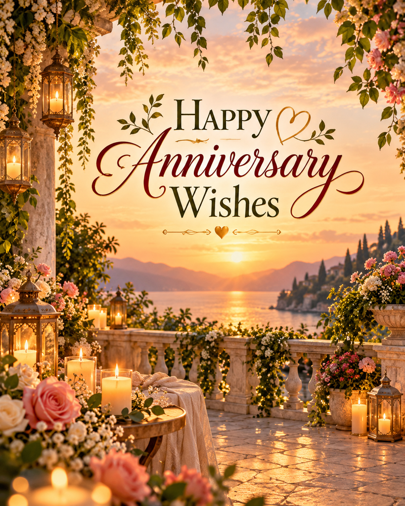 Happy Anniversary Wishes for a loving couple