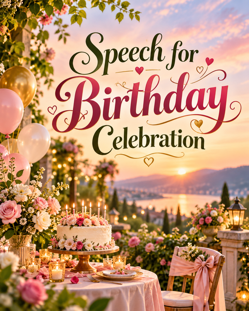 Speech for Birthday Celebration