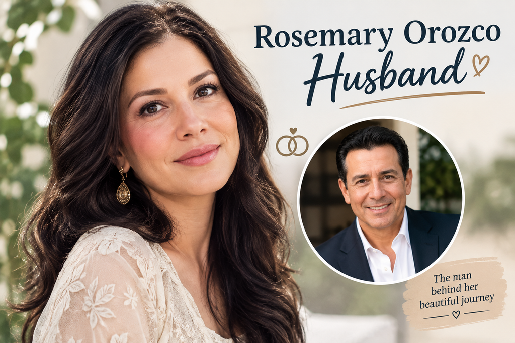 Rosemary Orozco Husband with Rosemary Orozco and a husband-themed portrait