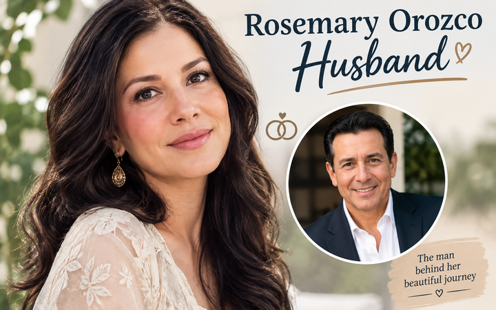 Rosemary Orozco Husband with Rosemary Orozco and a husband-themed portrait