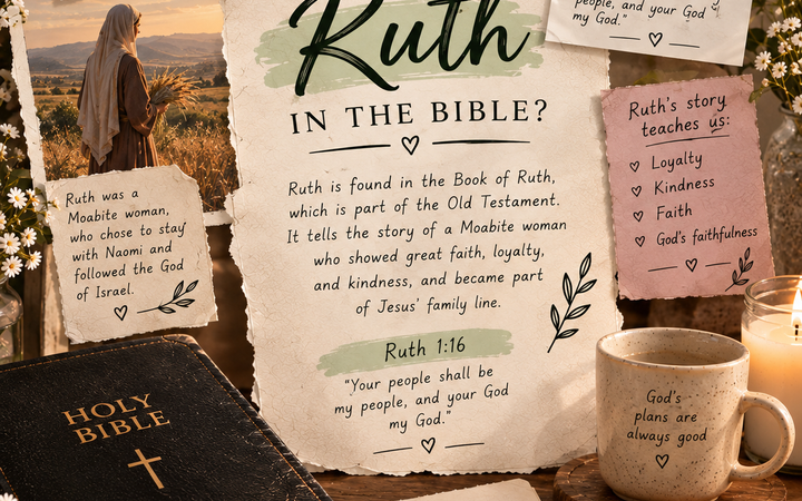 where is ruth in the bible with Bible, Ruth in a wheat field, flowers, candle, and biblical notes