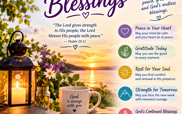 Monday Evening Blessings